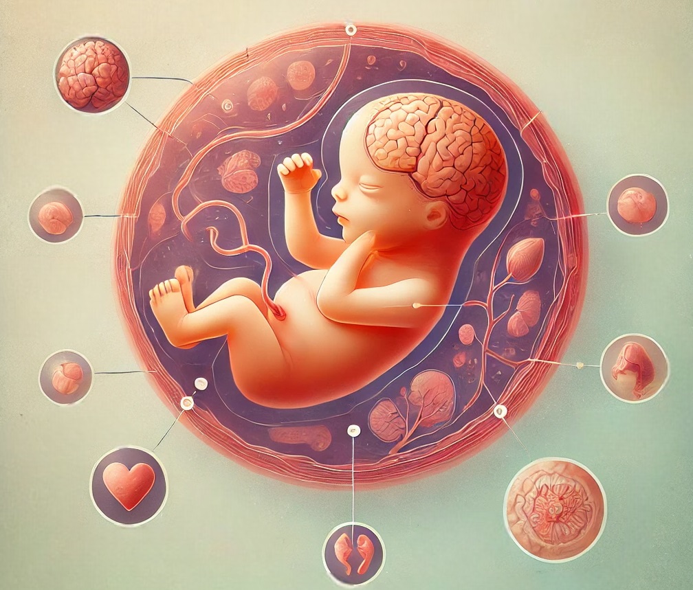 Baby at Week 9 - Transition from Embryo to Fetus